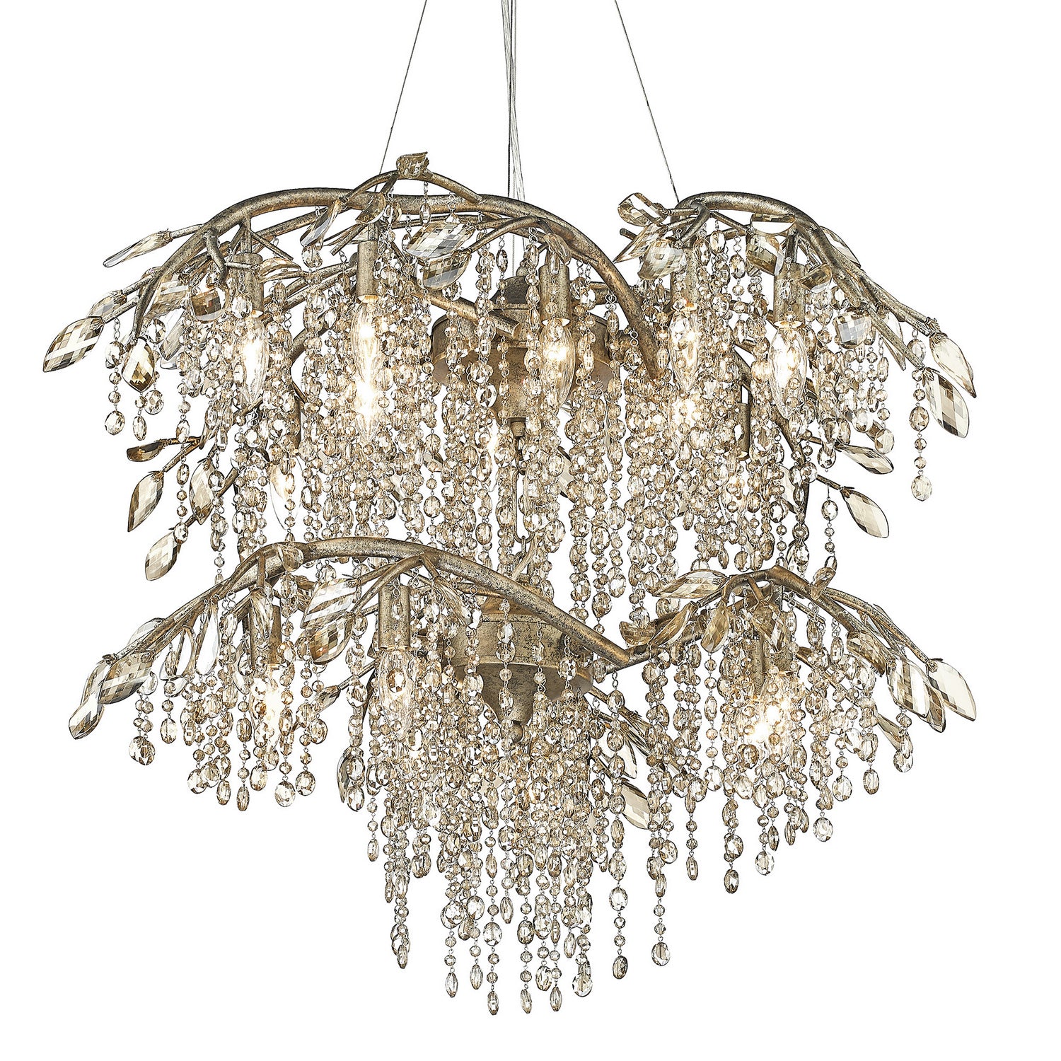 Golden - 9903-18 MG - 18 Light Chandelier - Autumn Twilight MG - Mystic Gold