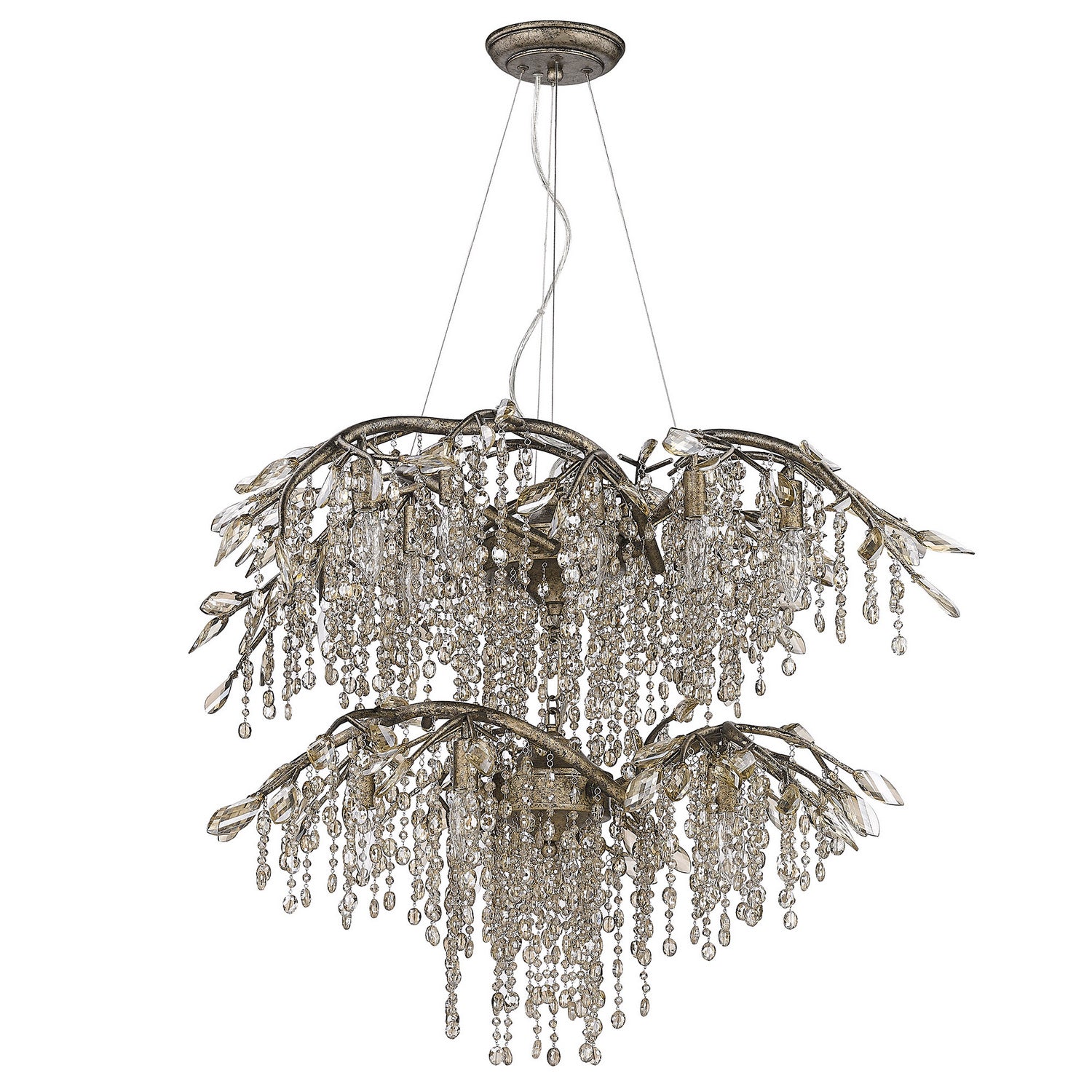 Golden - 9903-18 MG - 18 Light Chandelier - Autumn Twilight MG - Mystic Gold