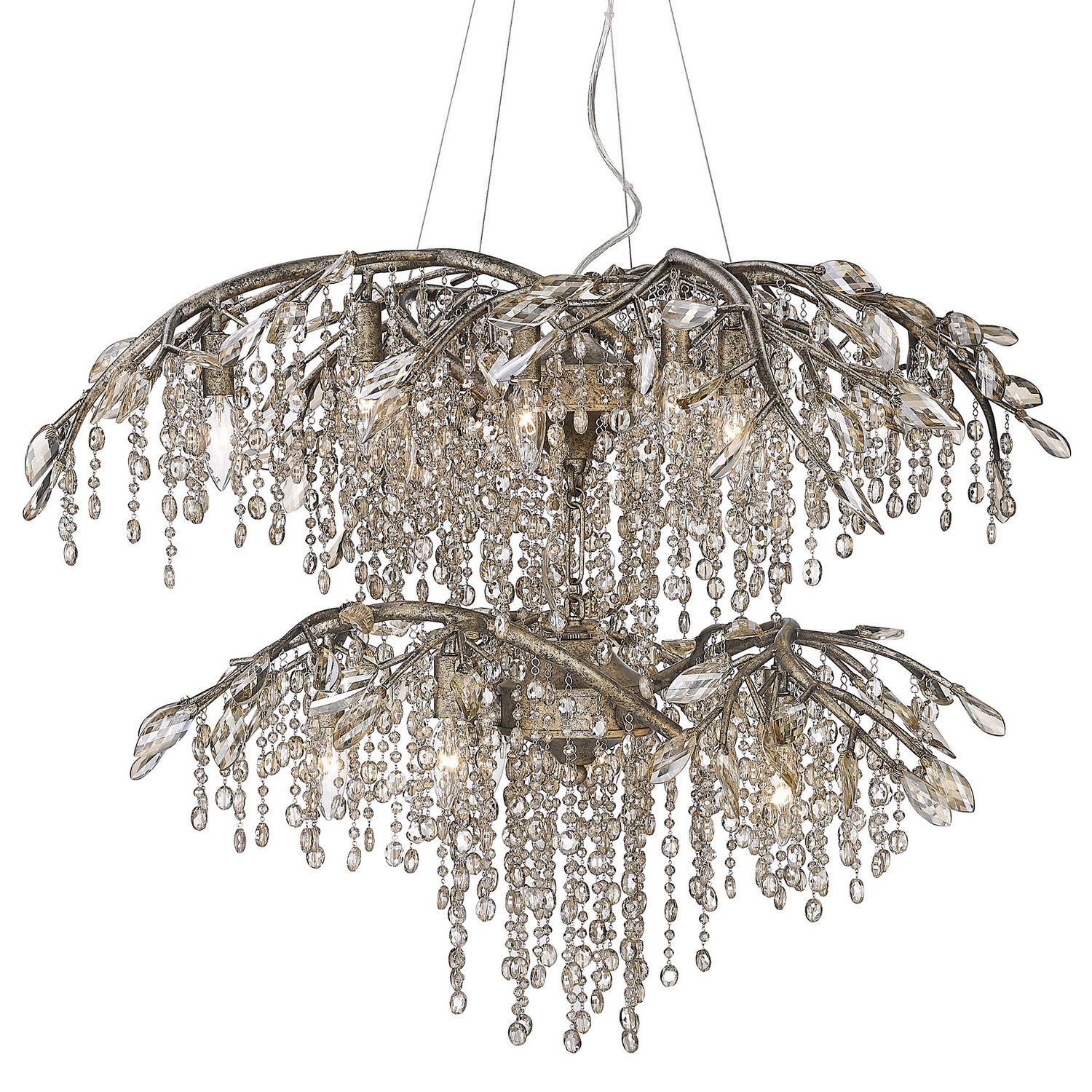 Golden - 9903-18 MG - 18 Light Chandelier - Autumn Twilight MG - Mystic Gold