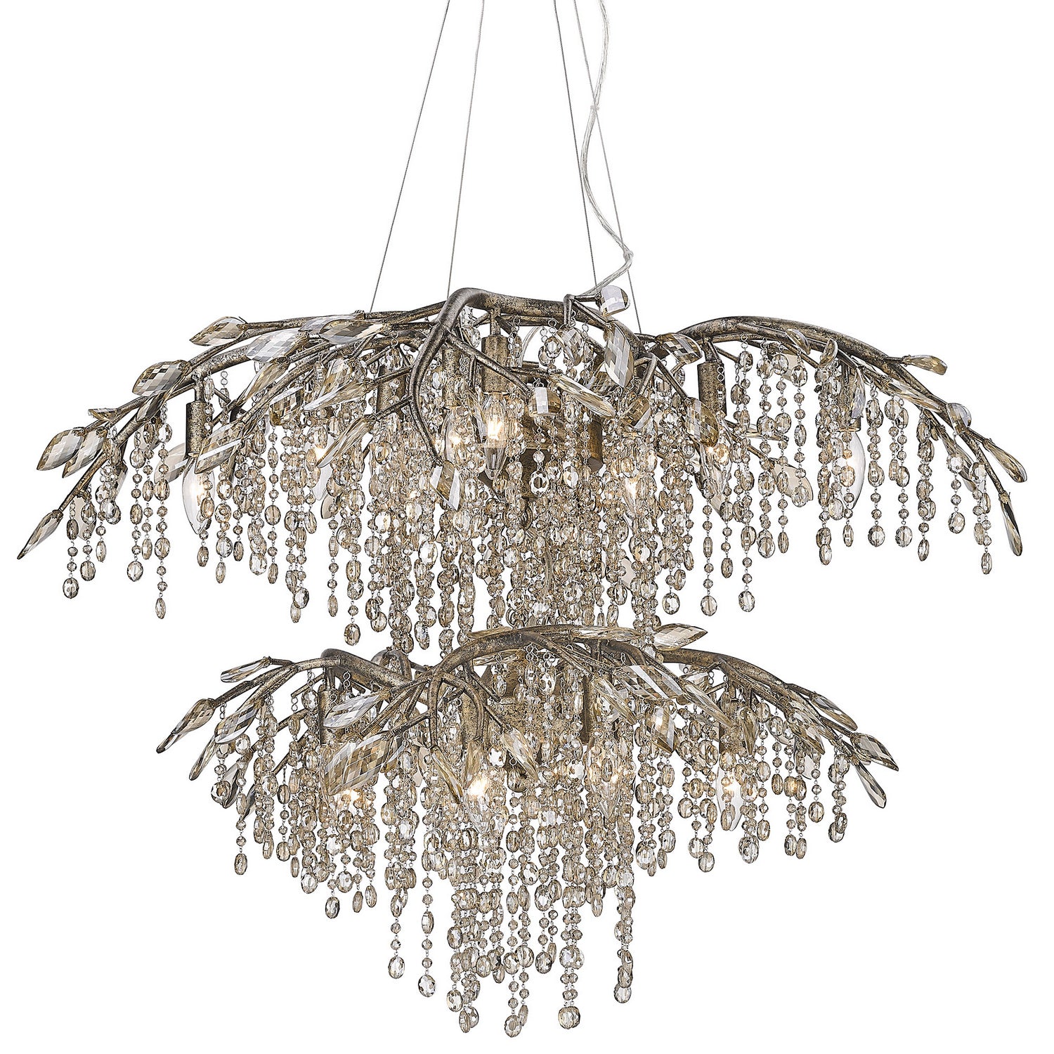 Golden - 9903-18 MG - 18 Light Chandelier - Autumn Twilight MG - Mystic Gold