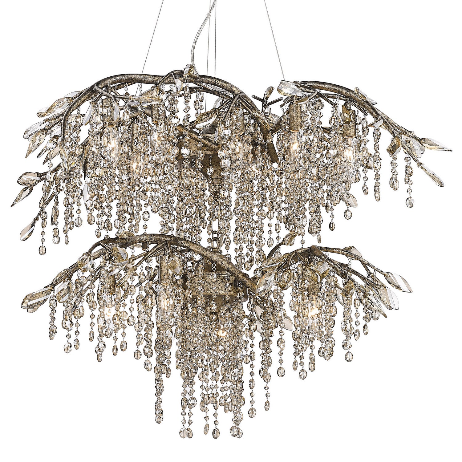 Golden - 9903-18 MG - 18 Light Chandelier - Autumn Twilight MG - Mystic Gold