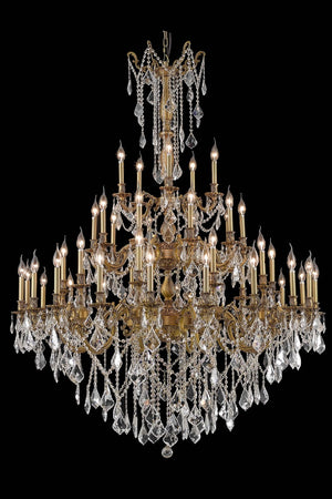 Elegant Lighting - 9245G54FG/RC - 45 Light Chandelier - Rosalia - French Gold