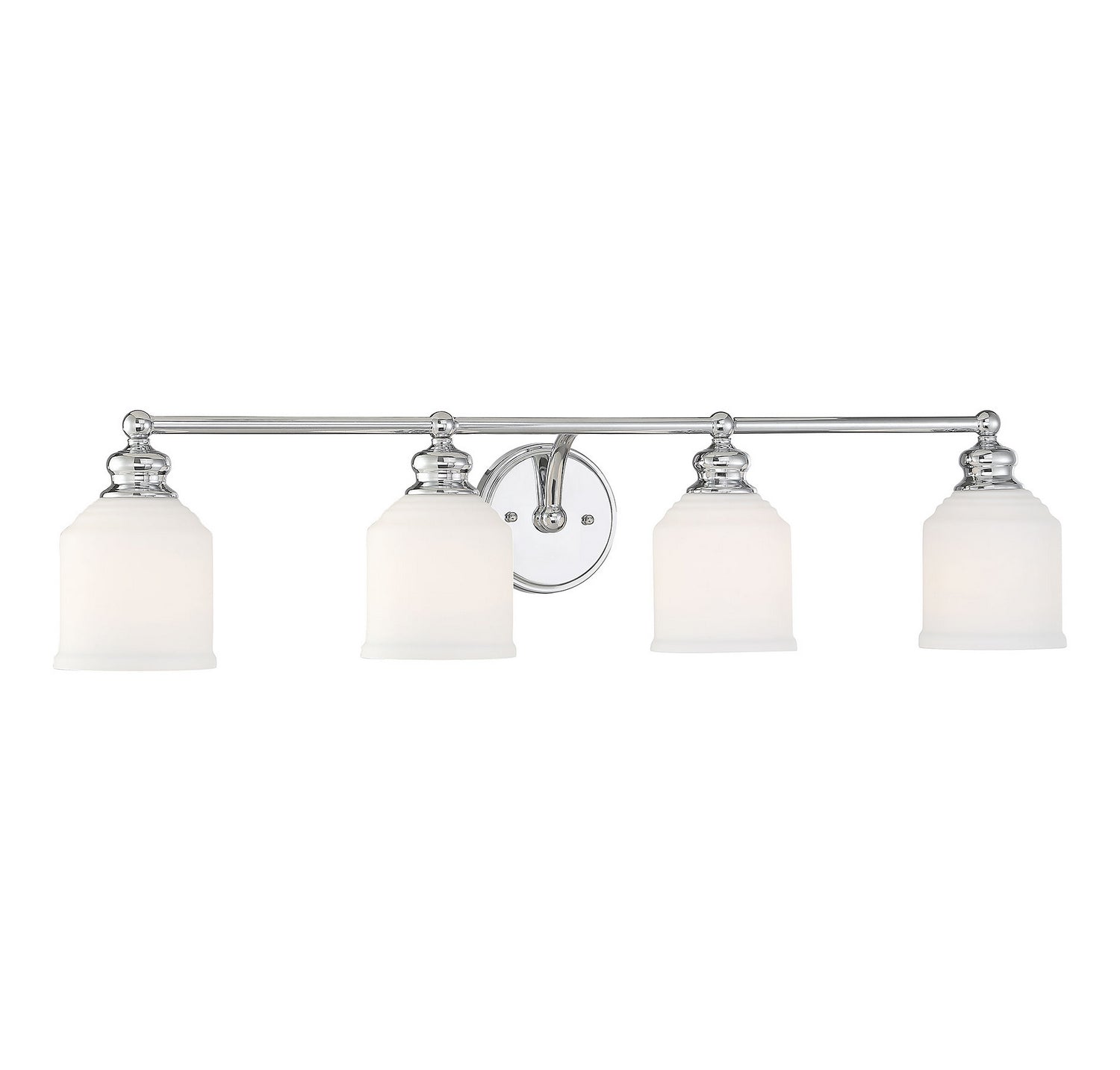 Savoy House - 8-6836-4-11 - Four Light Bath Bar - Melrose - Polished Chrome