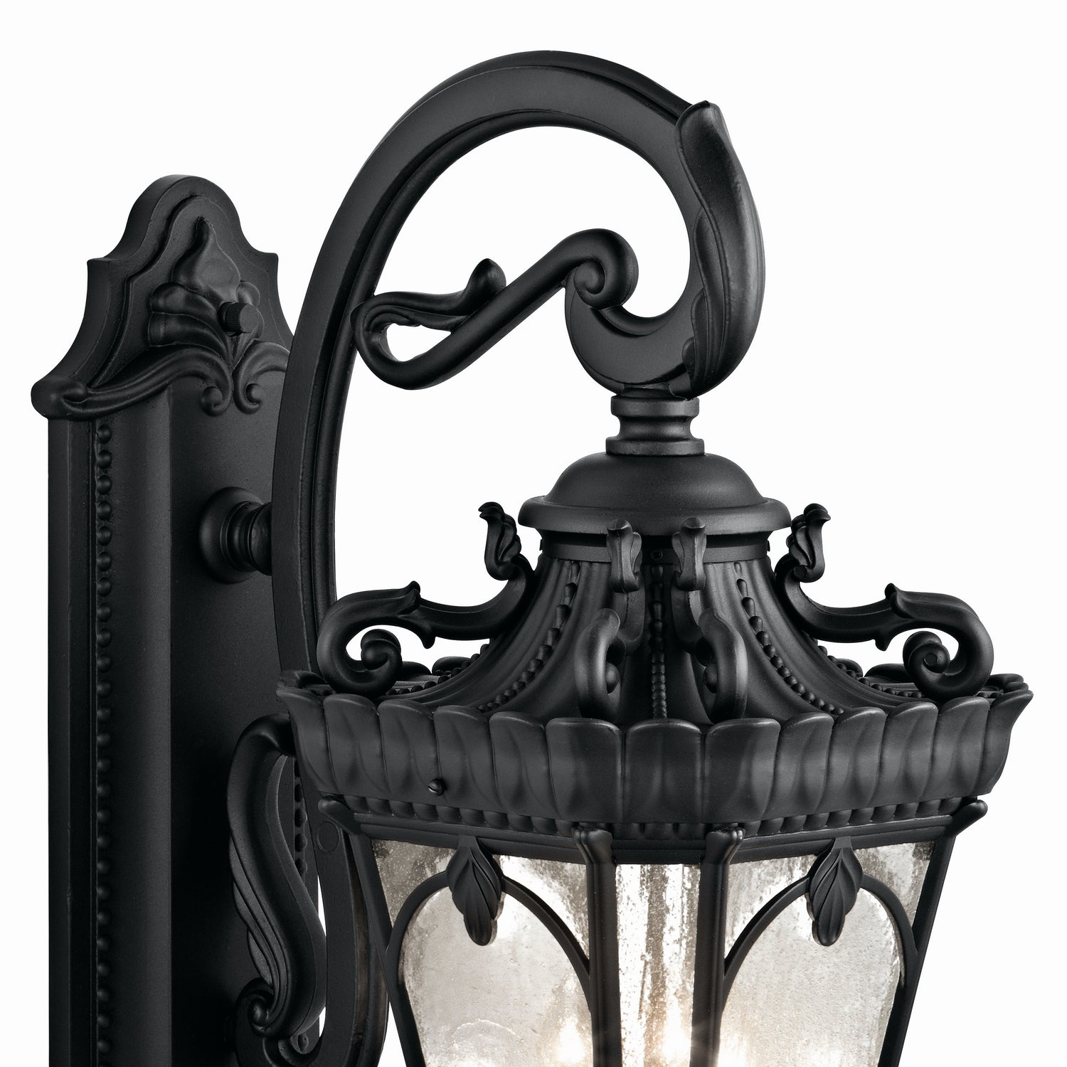 Kichler - 9358BKT - Three Light Outdoor Wall Mount - Tournai - Textured Black