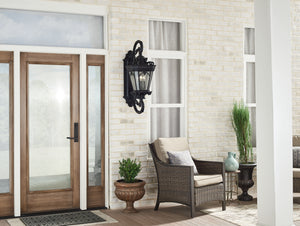 Kichler - 9359BKT - Four Light Outdoor Wall Mount - Tournai - Textured Black