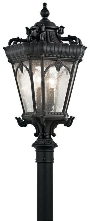 Kichler - 9559BKT - Four Light Outdoor Post Mount - Tournai - Textured Black