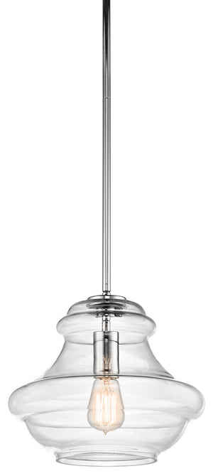 Kichler - 42044CH - One Light Pendant - Everly - Chrome