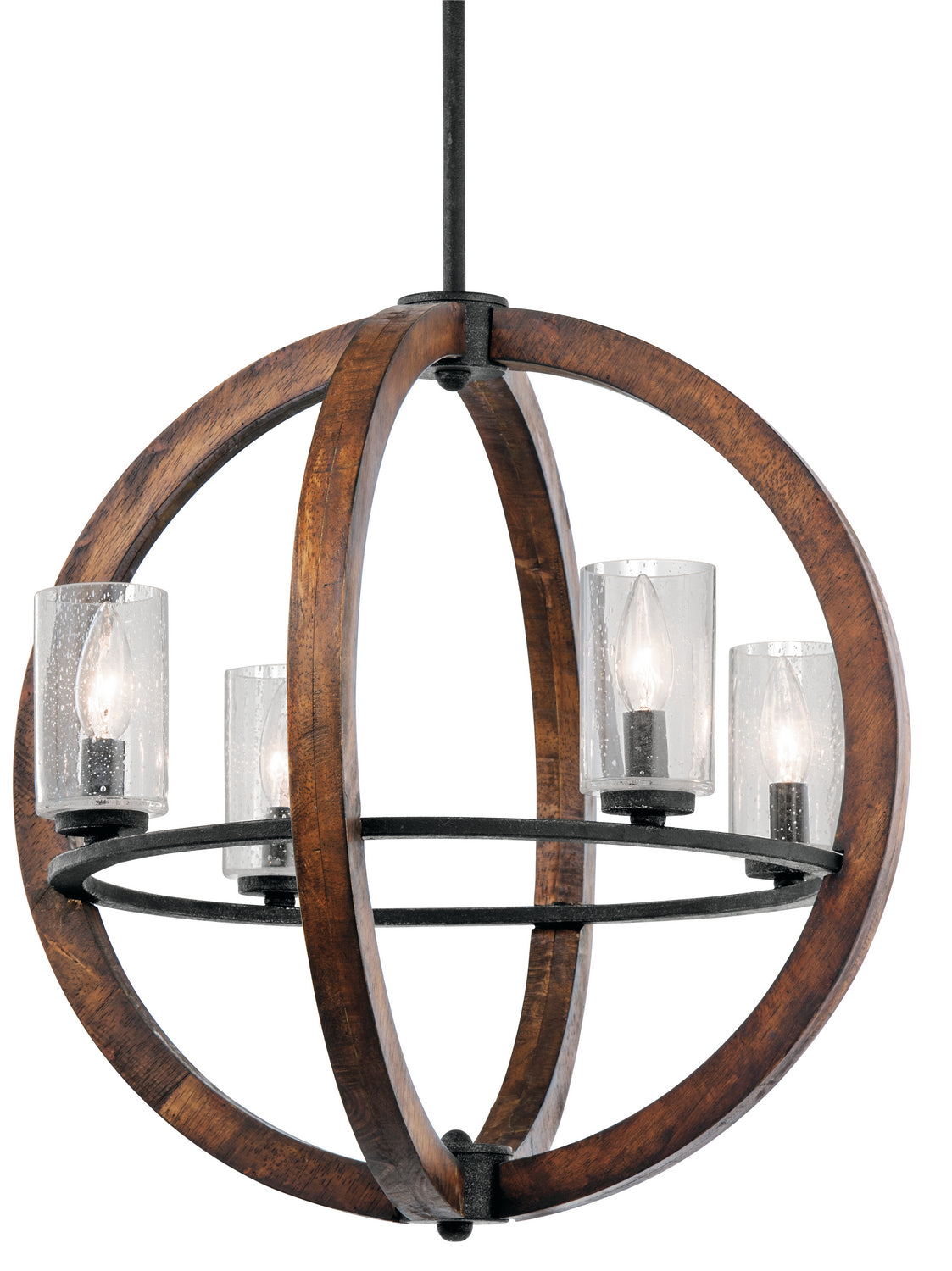 Kichler - 43185AUB - Four Light Chandelier - Grand Bank - Auburn Stained Finish