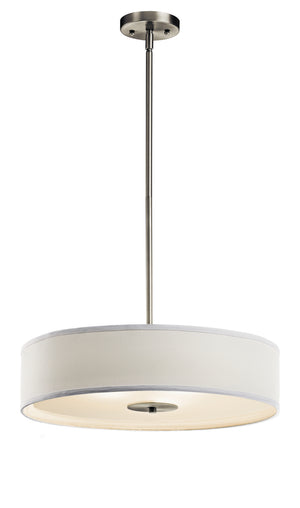 Kichler - 42121NI - Three Light Pendant/Semi Flush Mount - Brushed Nickel