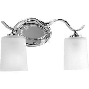 Progress Lighting - P2019-15 - Two Light Bath Bracket - Inspire - Polished Chrome