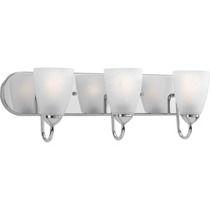 Progress Lighting - P2708-15 - Three Light Bath - Gather - Polished Chrome