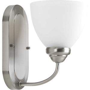 Progress Lighting - P2913-09 - One Light Bath Bracket - Heart - Brushed Nickel