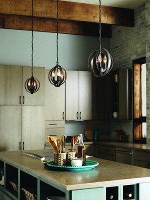 Progress Lighting - P5142-20 - Three Light Pendant - Equinox - Antique Bronze