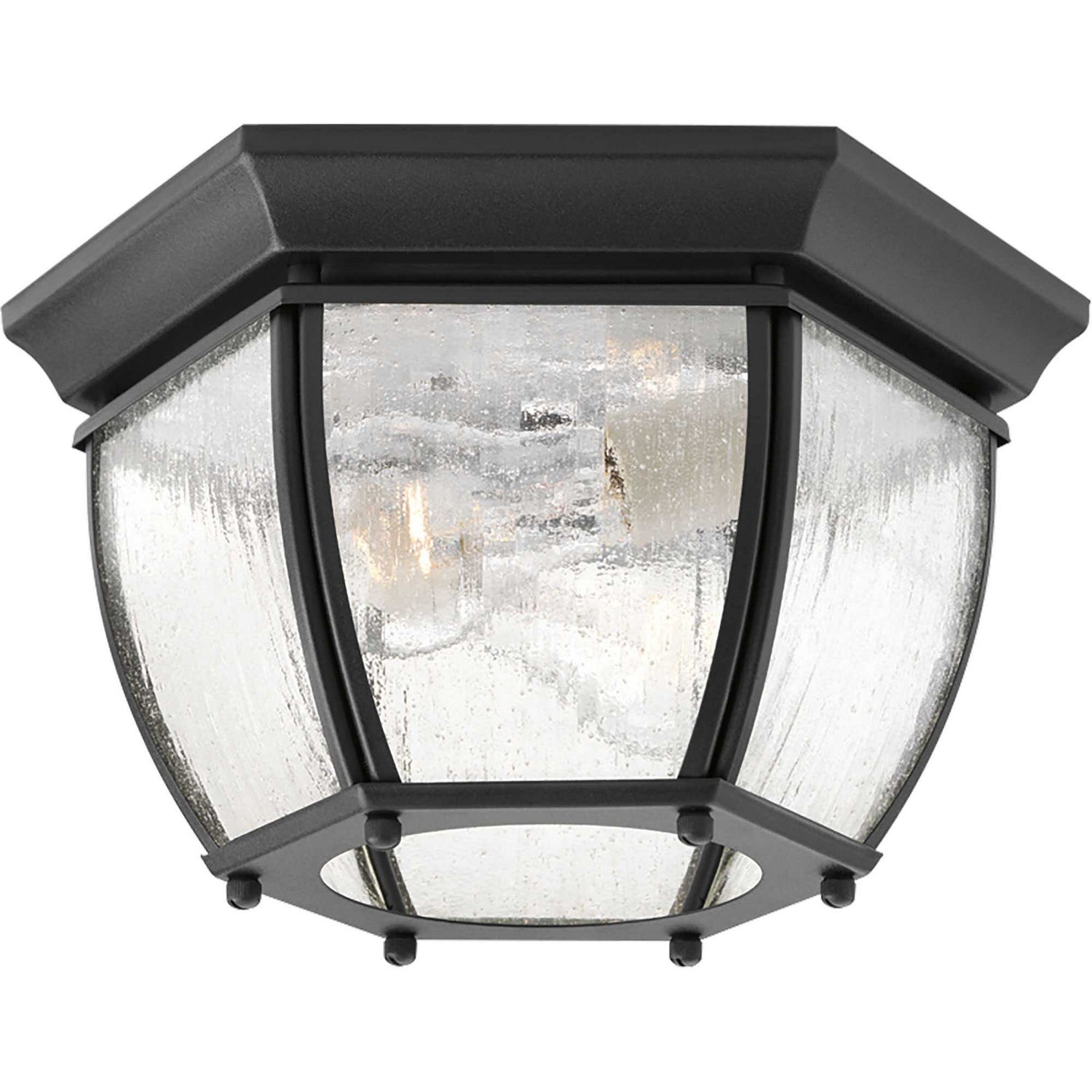 Progress Lighting - P6019-31 - Two Light Flush Mount - Roman Coach - Black