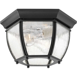 Progress Lighting - P6019-31 - Two Light Flush Mount - Roman Coach - Black