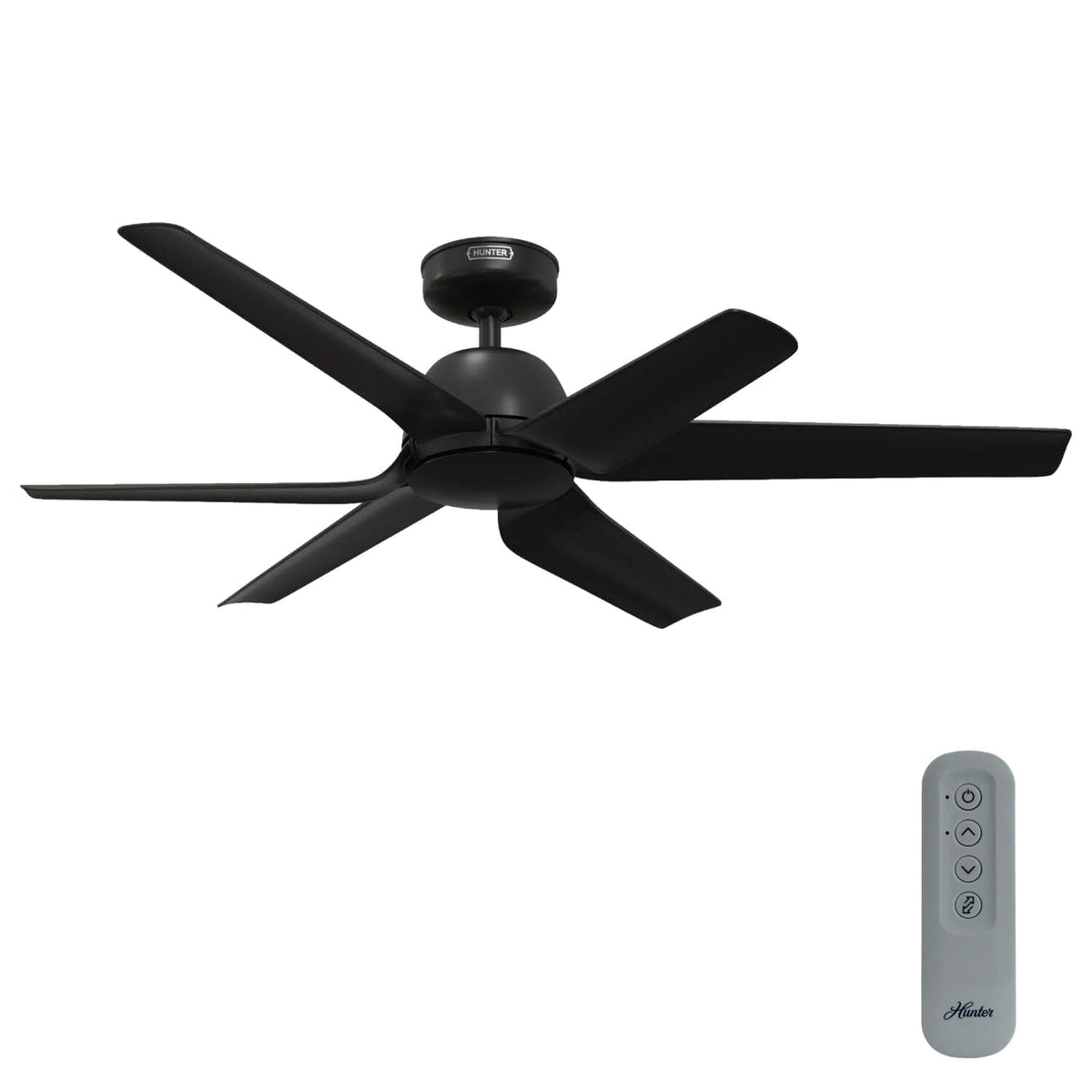 Hunter - 50430 - 52" Ceiling Fan - AirStack - Flat Matte Black