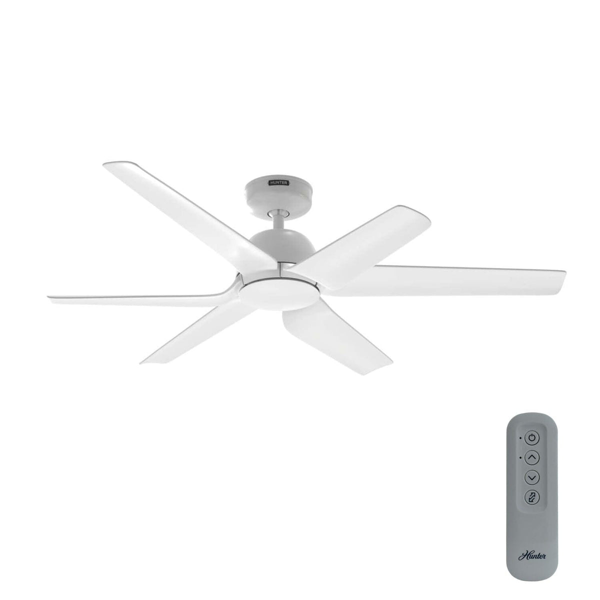 Hunter - 50430 - 52" Ceiling Fan - AirStack - Flat Matte Black