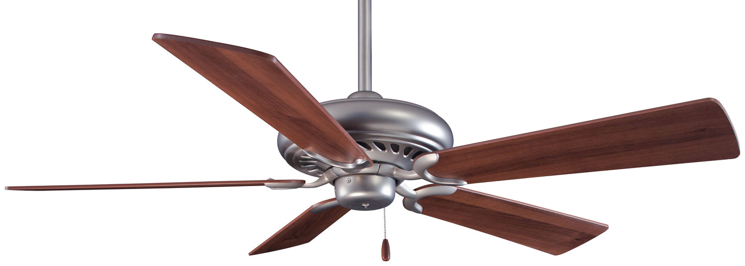 Minka Aire - F568-BS/DW - 52"Ceiling Fan - Supra 52" - Brushed Steel W/ Dark Walnut