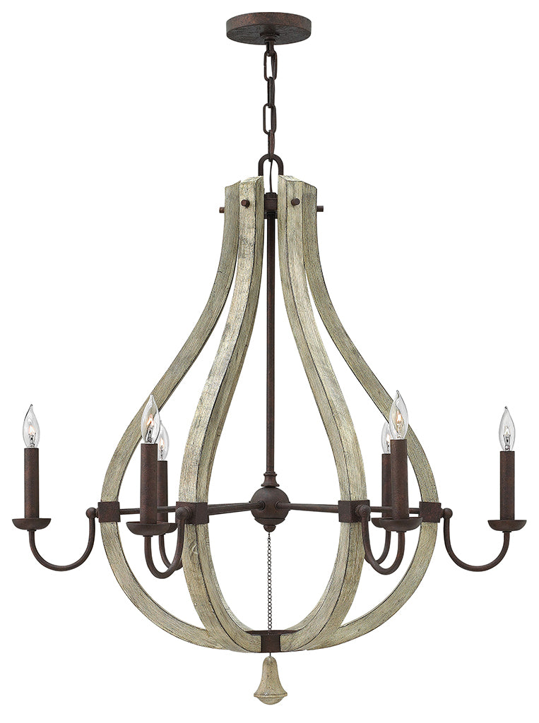 Fredrick Ramond - FR40576IRR - LED Chandelier - Middlefield - Iron Rust