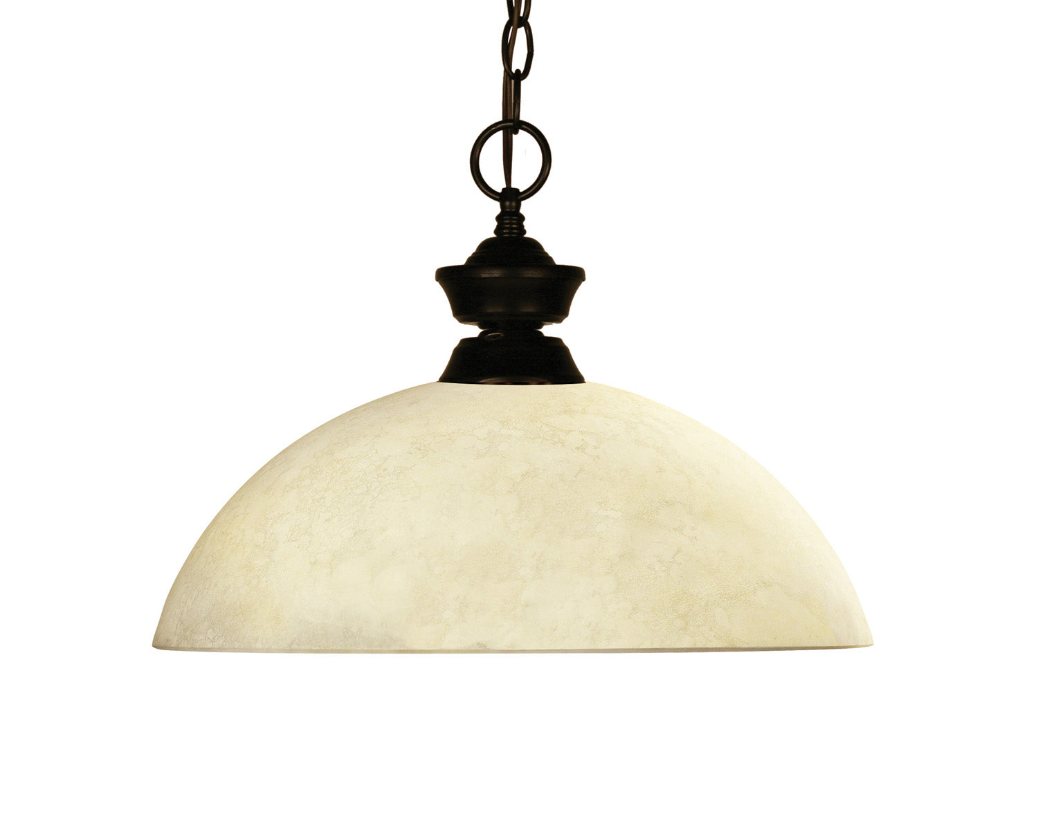 Z-Lite - 100701BRZ-DGM14 - One Light Pendant - Challenger/Riviera Bronze - Bronze