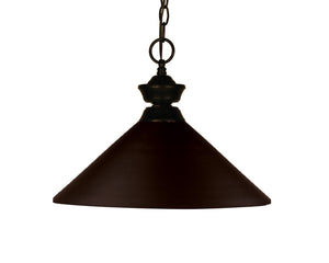 Z-Lite - 100701BRZ-MBRZ - One Light Pendant - Shooter - Bronze