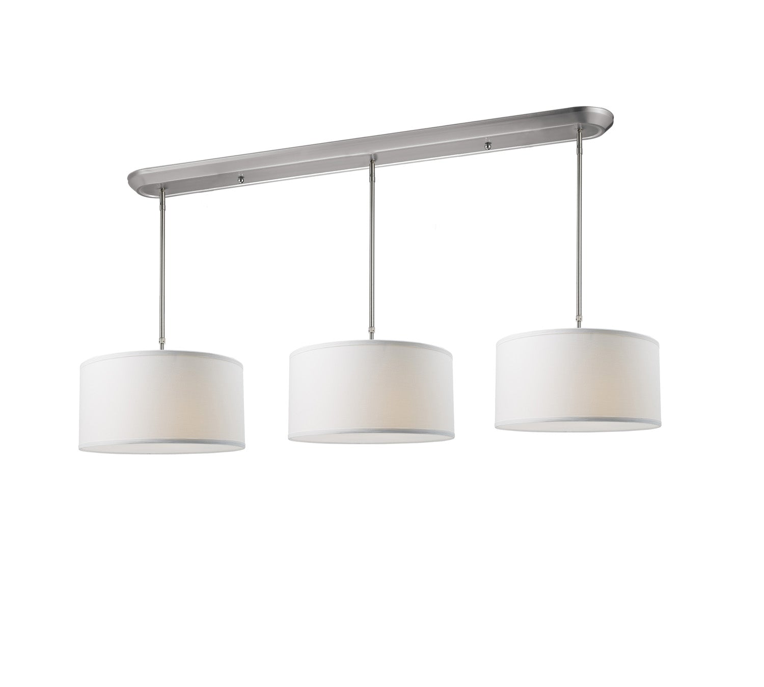 Z-Lite - 171-16-3W - Nine Light Linear Chandelier - Albion - Brushed Nickel