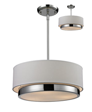 Z-Lite - 186-16 - Three Light Chandelier - Jade - Chrome