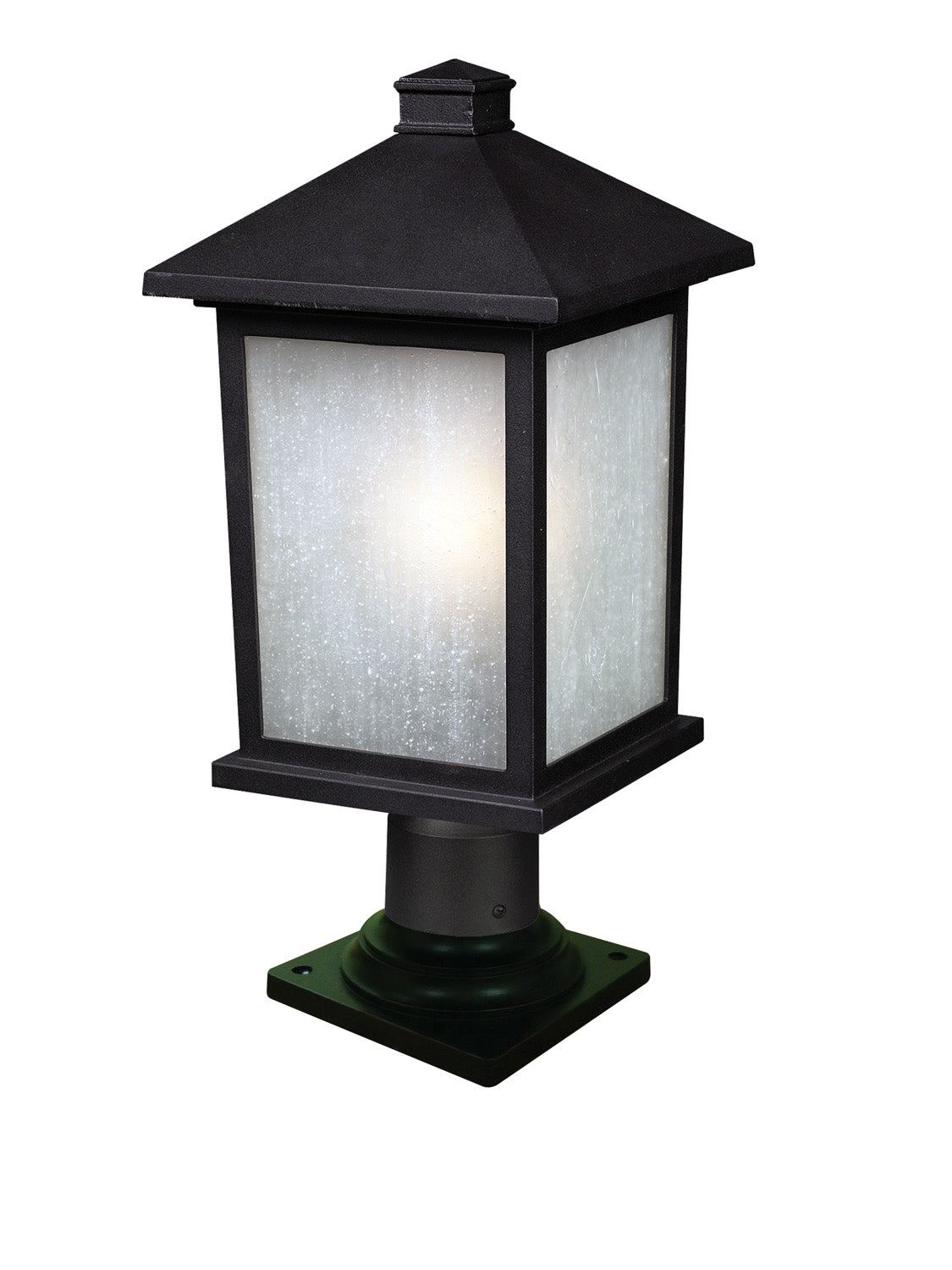 Z-Lite - 507PHB-533PM-BK - One Light Outdoor Pier Mounted Fixture - Holbrook - Black