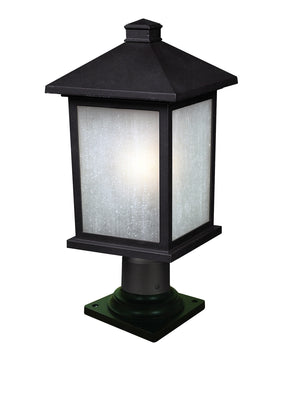Z-Lite - 507PHB-533PM-BK - One Light Outdoor Pier Mounted Fixture - Holbrook - Black