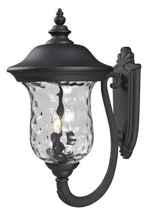Z-Lite - 533B-BK - Three Light Outdoor Wall Light - Armstrong - Black
