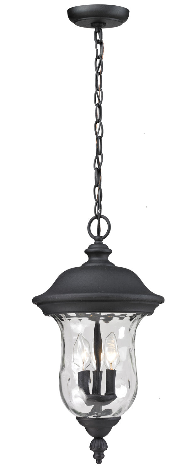 Z-Lite - 533CHB-BK - Three Light Outdoor Chain Mount Ceiling Fixture - Armstrong - Black