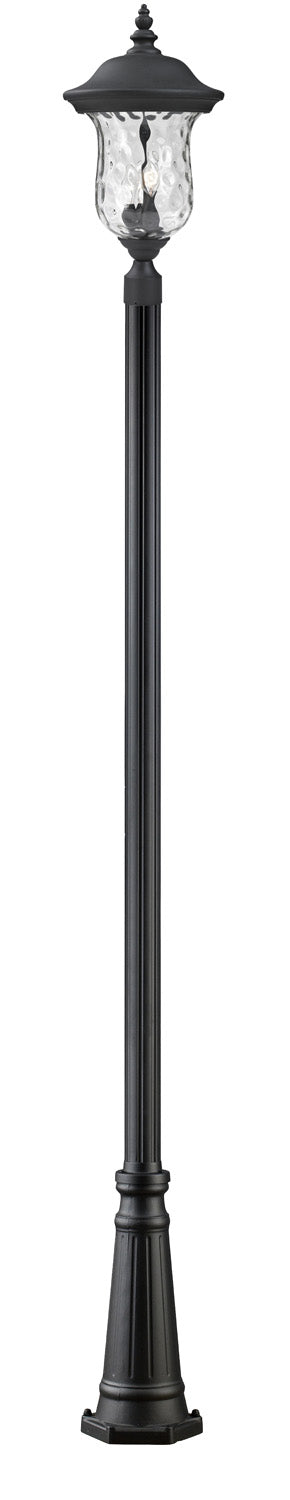 Z-Lite - 533PHB-519P-BK - Three Light Outdoor Post Mounted Fixture - Armstrong - Black