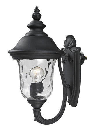 Z-Lite - 533S-BK - One Light Outdoor Wall Light - Armstrong - Black