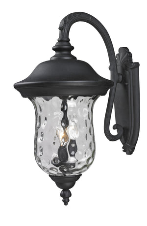 Z-Lite - 534B-BK - Three Light Outdoor Wall Light - Armstrong - Black