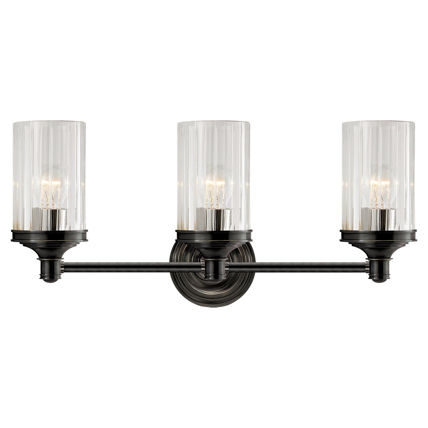 Visual Comfort Signature - AH 2202BZ-CG - Three Light Wall Sconce - Ava - Bronze