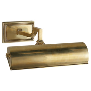 Visual Comfort Signature - AH 2700NB - One Light Picture Light - Dean Picture Light - Natural Brass