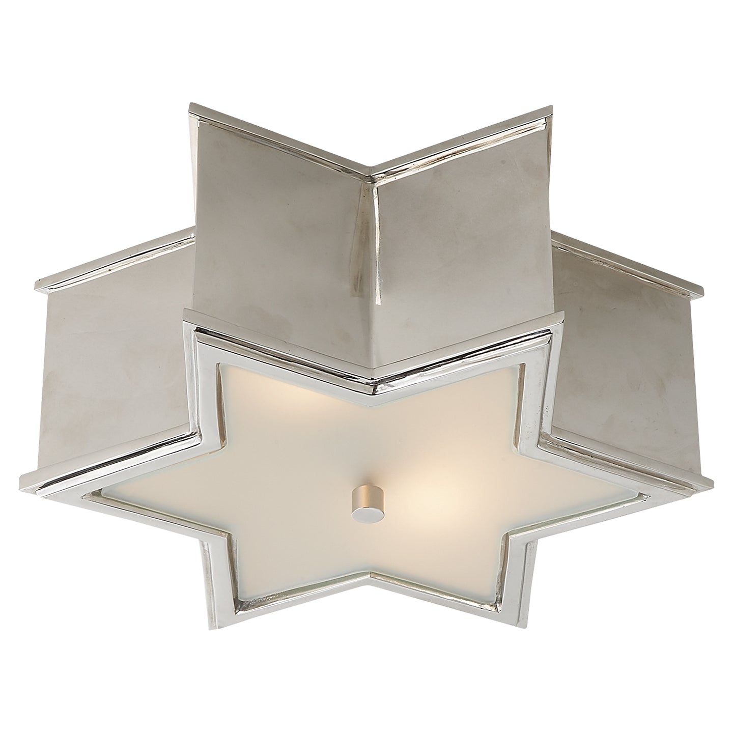 Visual Comfort Signature - AH 4016PN-FG - Two Light Flush Mount - Sophia - Polished Nickel