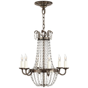 Visual Comfort Signature - CHC 1407SHS-SG - Six Light Chandelier - Paris Flea Market - Sheffield Silver