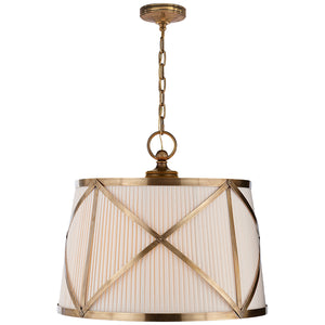 Visual Comfort Signature - CHC 1483AB-L - Three Light Pendant - Grosvenor - Antique-Burnished Brass