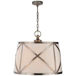 Visual Comfort Signature - CHC 1483AN-L - Three Light Pendant - Grosvenor - Antique Nickel