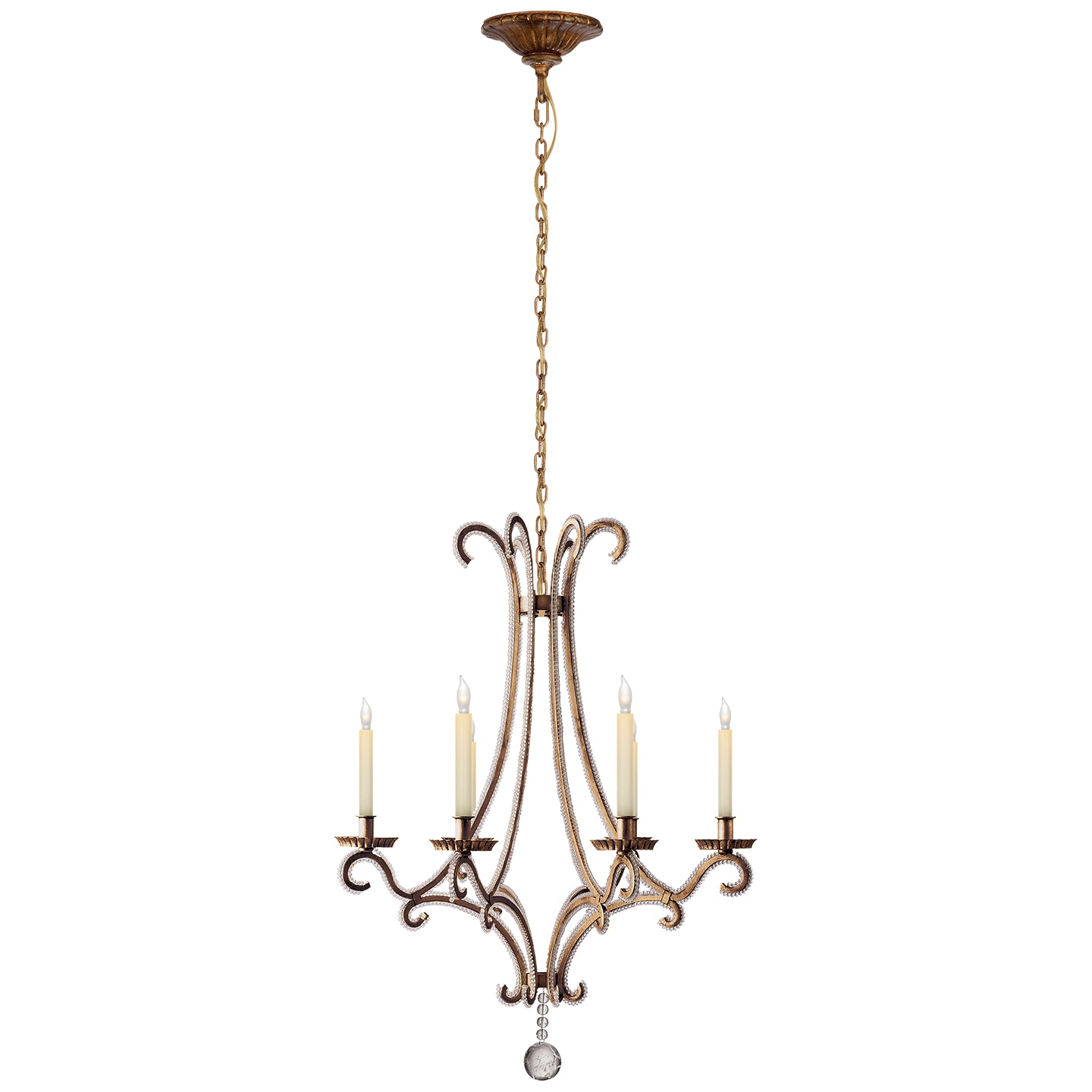 Visual Comfort Signature - CHC 1552GI-CG - Six Light Chandelier - Oslo - Gilded Iron