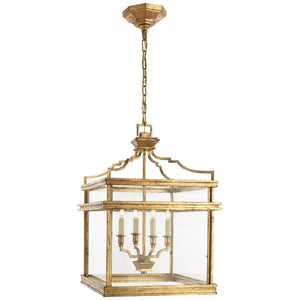 Visual Comfort Signature - CHC 2161GI - Four Light Lantern - Mykonos - Gilded Iron