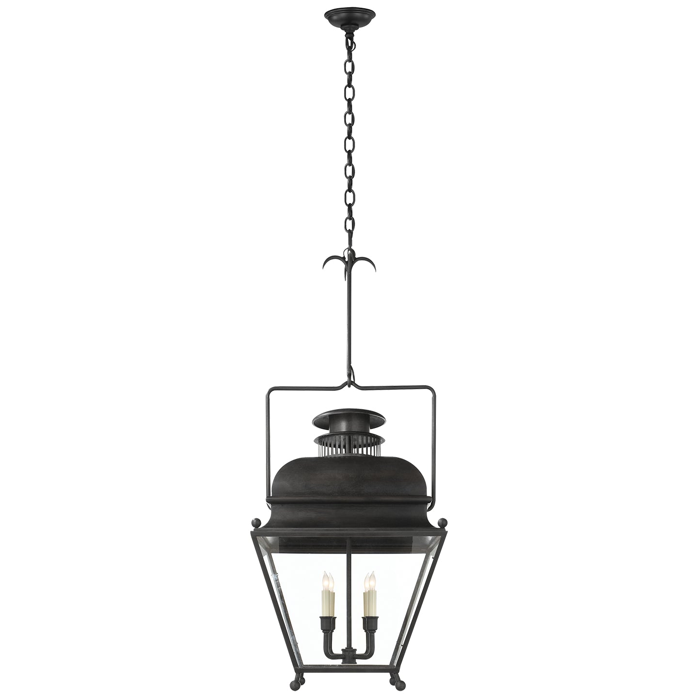 Visual Comfort Signature - CHC 2216AI - Four Light Lantern - Holborn - Aged Iron