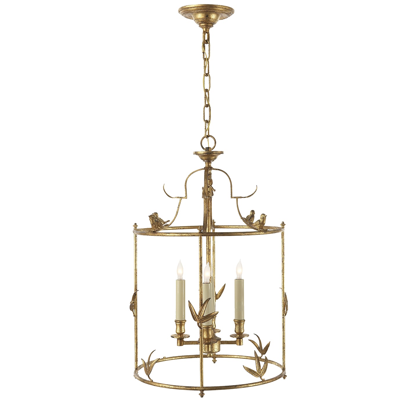 Visual Comfort Signature - CHC 3108GI - Four Light Lantern - Diego - Gilded Iron