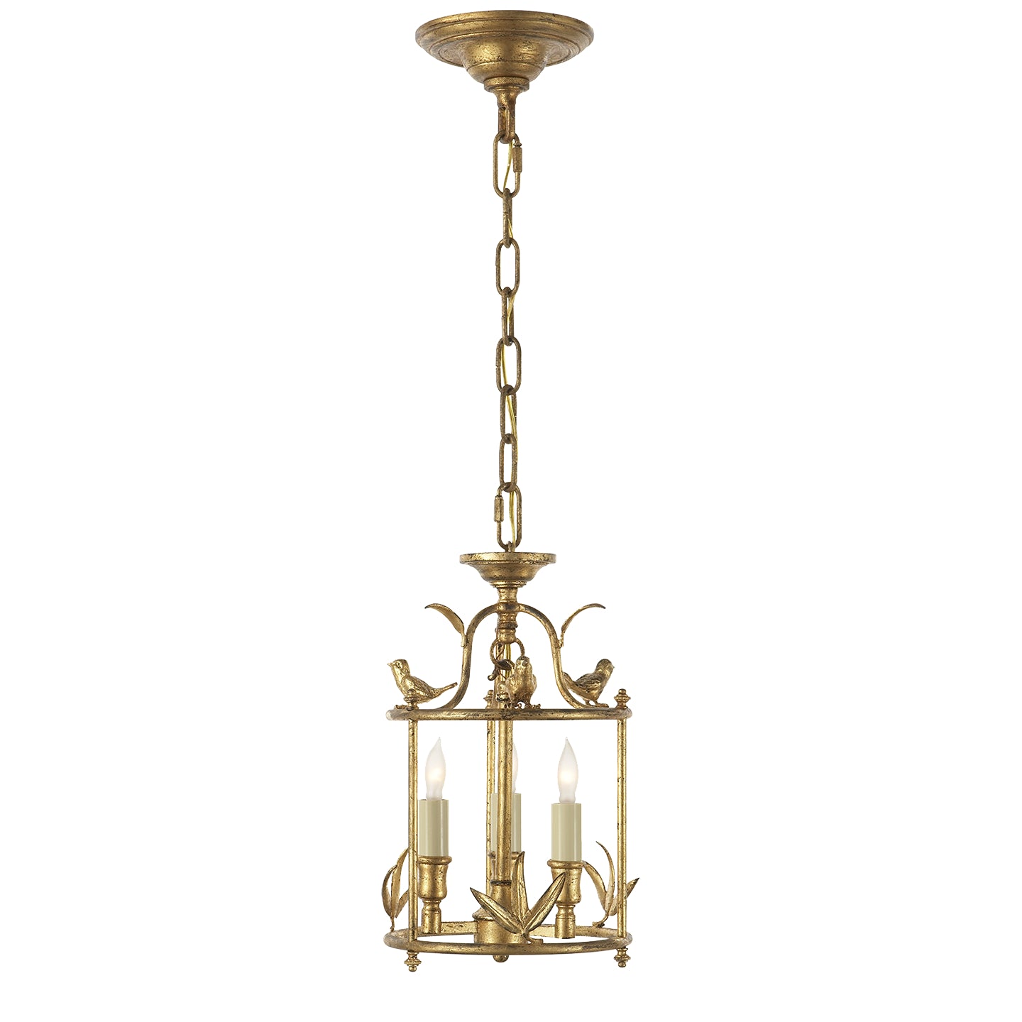 Visual Comfort Signature - CHC 3109GI - Three Light Lantern - Diego - Gilded Iron