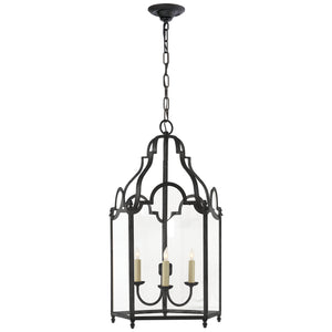 Visual Comfort Signature - CHC 3414BR - Three Light Lantern - French Market - Blackened Rust