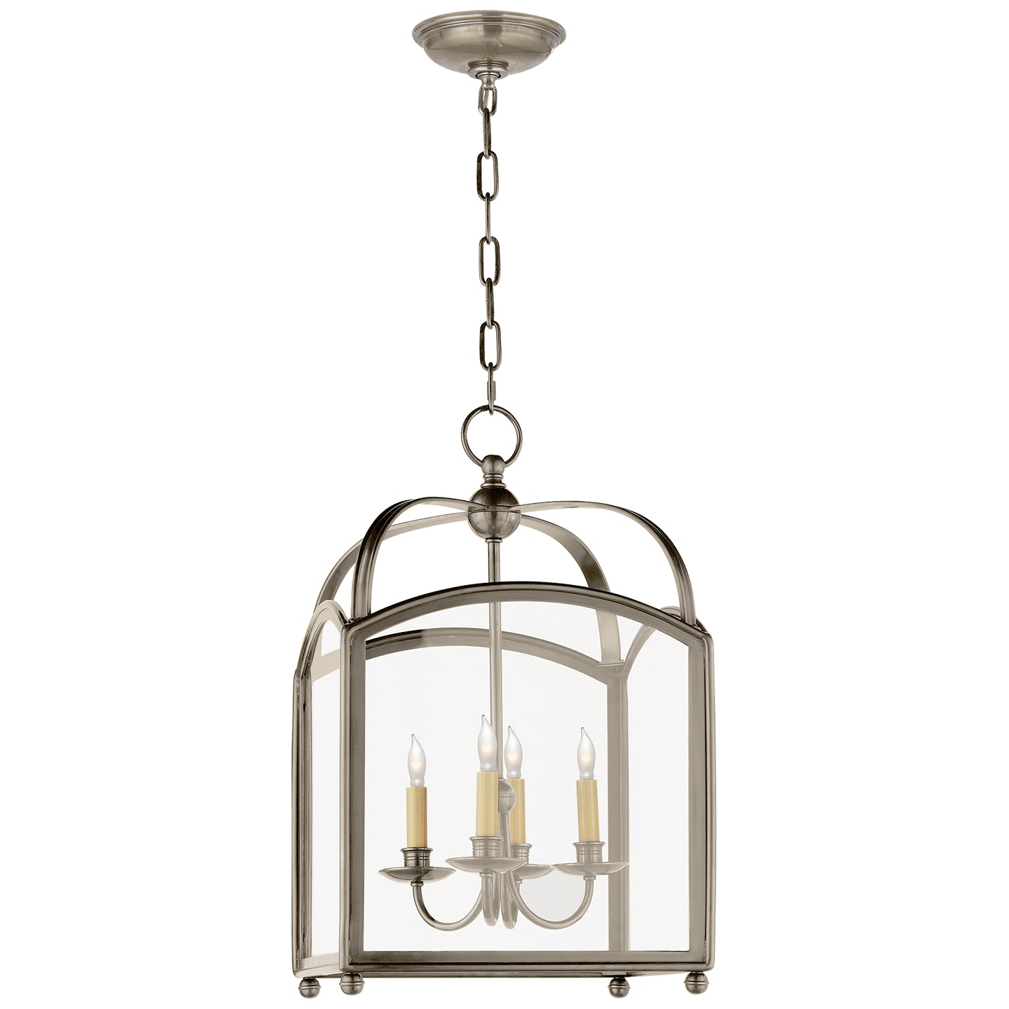 Visual Comfort Signature - CHC 3421AN - Four Light Lantern - Arch Top - Antique Nickel