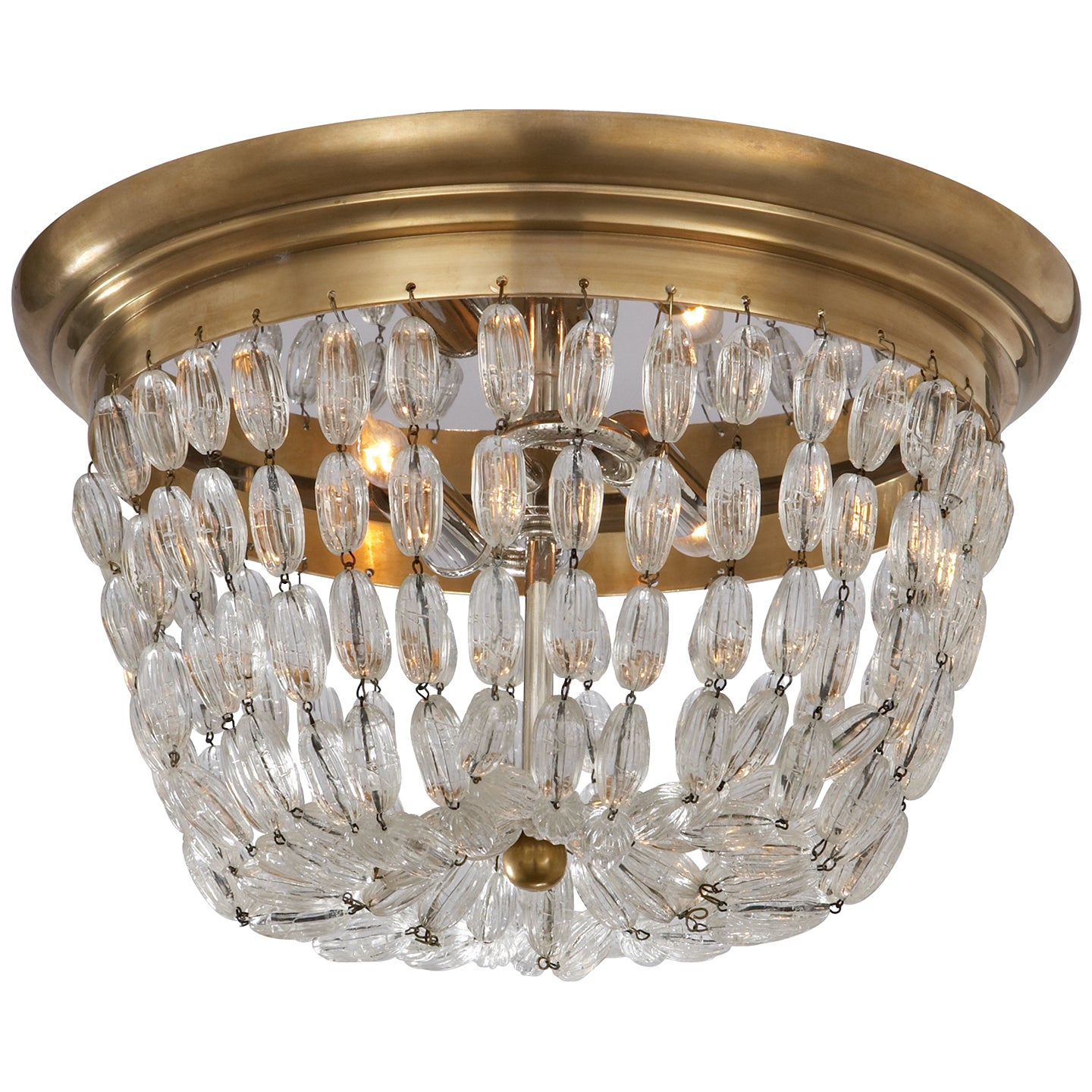 Visual Comfort Signature - CHC 4207AB-SG - Two Light Flush Mount - Paris Flea Market - Antique-Burnished Brass