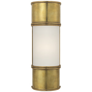 Visual Comfort Signature - CHD 1551AB-FG - One Light Bath Sconce - Oxford - Antique-Burnished Brass