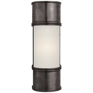 Visual Comfort Signature - CHD 1551BZ-FG - One Light Bath Sconce - Oxford - Bronze